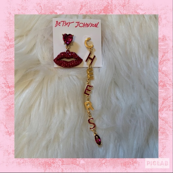 Betsey Johnson Jewelry - Betsey Johnson Cheers Earrings - NWT - New on Card